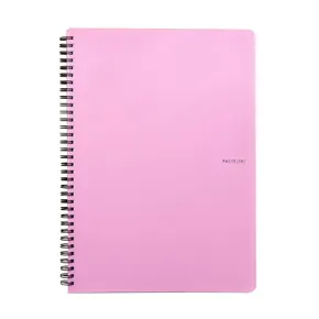 Zwillingsdrahtblock A4 PP PASTELINI rosa